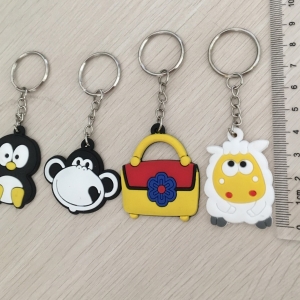 Customised pvc Rubber Keychain